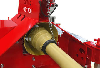 Oscillating brush OS1700/OS17OO PTO - with 3-point rear attachment system, drive via PTO shaft