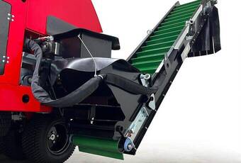 TurfMuncher TM2000D - conveyor belt, 180° rotatable; for transport in a transport frame, easy to attach