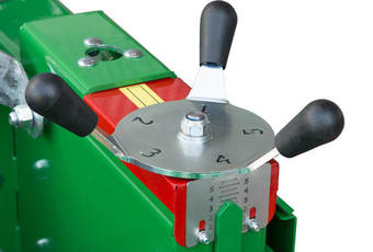 PlanoMatic P227 - Manual handwheel for adjusting the installation thickness
