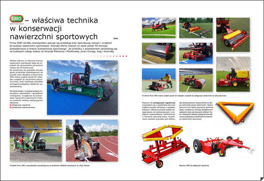 SMG - właściwa technika w konserwacji nawierzchni sportowych
