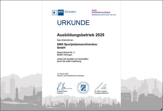 Anerkannter Ausbildungsbetrieb 2025