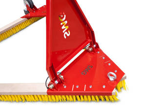 Cepillo triangular DB1600 - Cambio de sentido de los cepillos