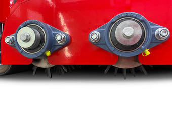 Decompactor DC1000 - pair of spiked rollers with translation.
