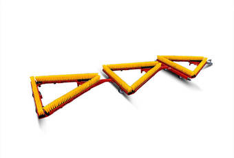 Cepillo triangular DB1000F - Trío de arrastre.