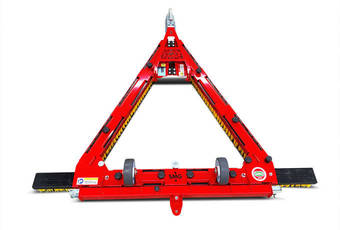 Cepillo triangular DB1000F - cepillo adicional (opcional) vista trasera