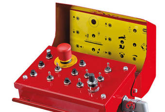 PlanoMatic P928 - Steuerpanel, beidseitig angebracht, sämtliche Bedienfunktionen inkl. Kurvensteuerung integriert.