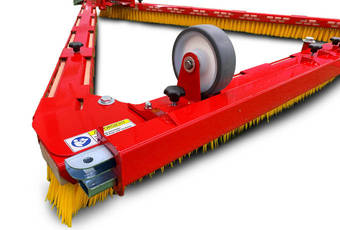 Cepillo triangular DB1600F - travesaño izquierdo