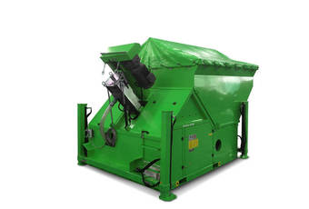 MixMatic M4000 - Compact construction and pvc tarp for safe transport