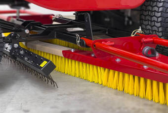 TurfBoy TB1 Eco - tines and drag brushes adjustable.