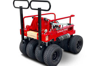 TurfRoller TR5000 - extremly compact transport dimensions.