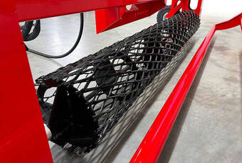 TurfWinch TW2000 - Rodillo de rejilla robusto para enrollar el césped.