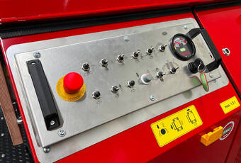 SandMatic B1505 RC/ECO - All functions are clearly and centrally arranged.