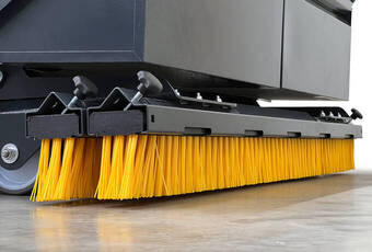 CareMax CM2B - Changement rapide du système de brosse.