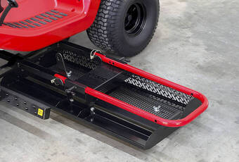 TurfBoy TB1 Eco - optional LeaveSweep with adjustable sieve from 4 – 10mm to collect leaves and debris