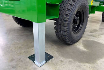 MixMatic M6004 - support leg ensure a safe stand