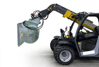 MixMatic M1100L - Mélangeur pivotant pour un vidage rapide du matériau. 