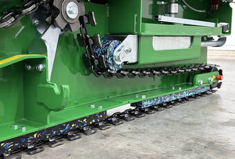 PlanoMatic P703 - Gleitschienen aus Recyclingmaterial. 