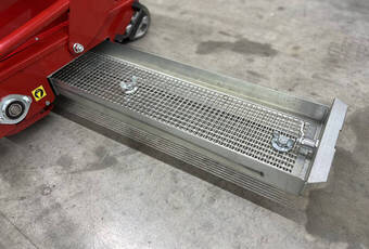TurfSoft TS2 DC - Extractable filter sieve different sieve sizes available.