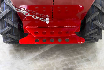 TurfCutter TC350H - Enganche para carro de pie opcional.