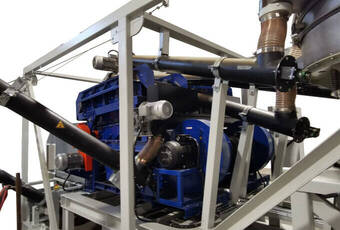 Infill-Separator - Прецизионные агрегаты для разделения песка и резиновой крошки по размеру и плотности частиц