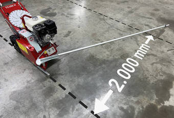 TurfCutter TC350H - Transferencia precisa de corte.