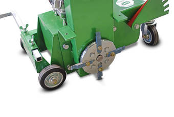 TrackCutter TC400 - Messerkopf mit 4 Stück hartmetallbestückten Schlagmessern (ohne Schutzabdeckung)