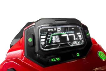 TurfBoy TB1 Eco DC - Excellente visibilité.