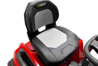 TurfBoy TB1 Eco DC - Siège conducteur suspendu et réglable.
